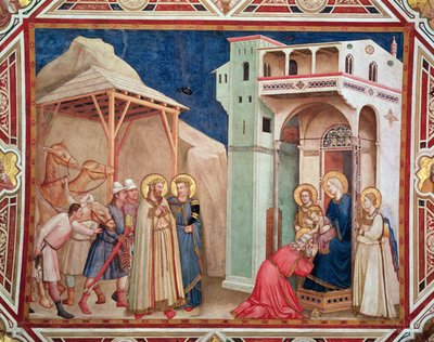 Die Anbetung der Könige, ca. 1320 von Giotto di Bondone